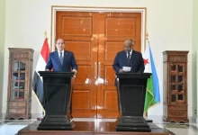 المؤتمر الصحفى فى جيبوتى
