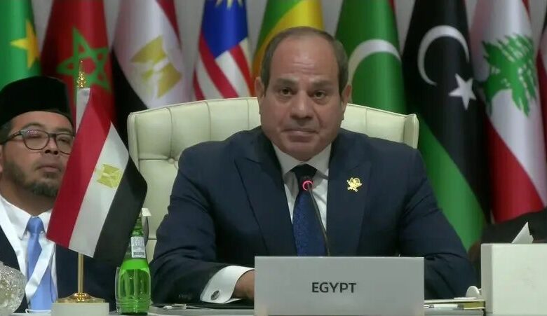 السيسى فى الدوحة